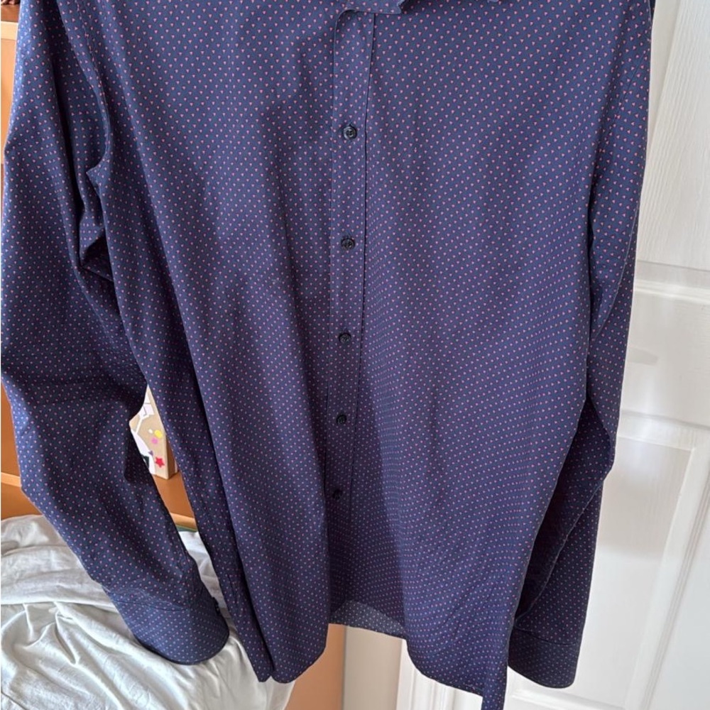 Hugo Boss Blue Casual Button Down Shirt